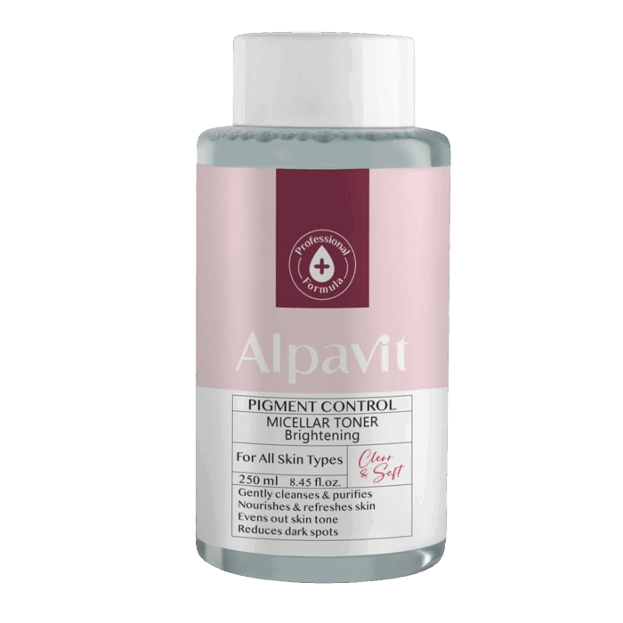 محلول پاک کننده و روشن کننده پوست آلپاویت