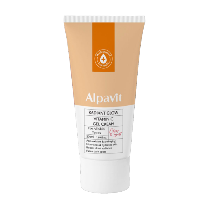 ژل کرم تغذیه کننده پوست حاوی ویتامین C و فولیک اسید آلپاویت